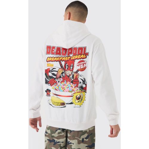 Sweat à capuche oversize à imprimé Deadpool homme - M - Boohooman - Modalova