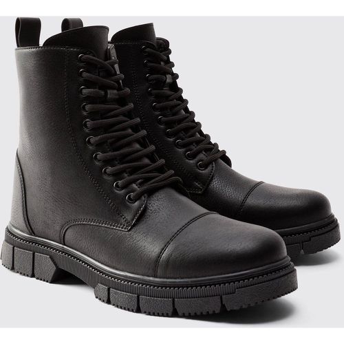 Bottines à plateforme et lacets - 41 - Boohooman - Modalova