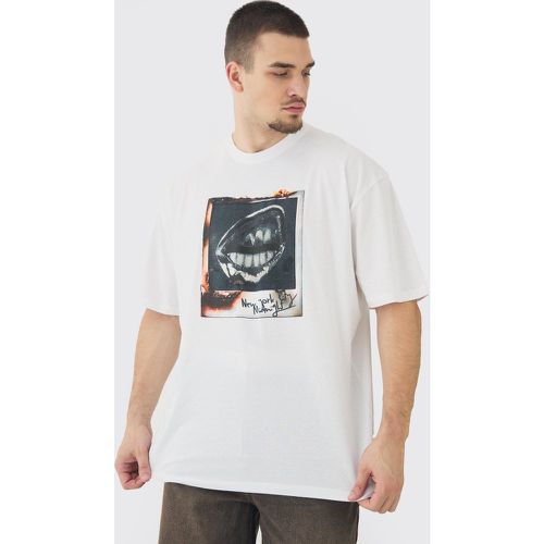 Tall - T-shirt oversize à imprimé photo - XXL - Boohooman - Modalova