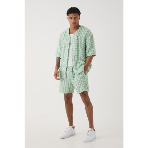 Ensemble oversize avec polo et short - L - Boohooman - Modalova