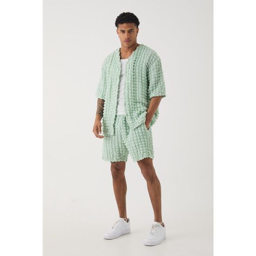 Ensemble oversize avec polo et short - S - Boohooman - Modalova