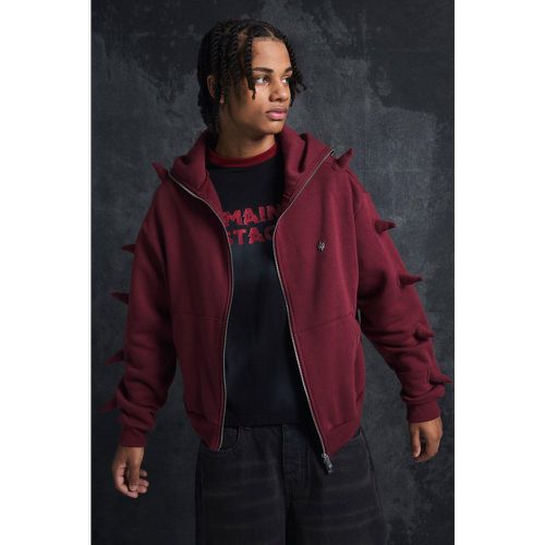 Sweat à capuche oversize zippé homme - L - Boohooman - Modalova