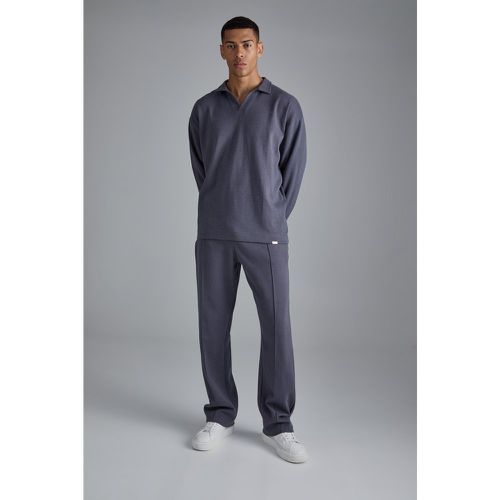 Ensemble oversize à manches 3/4 et jogging - XS - Boohooman - Modalova