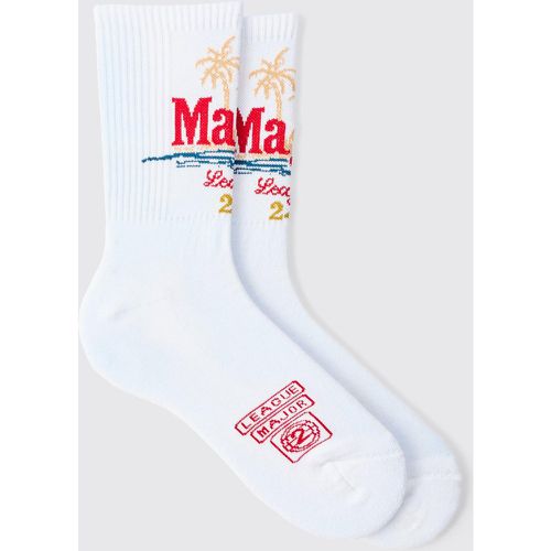 Chaussettes à imprimé graffiti - ONE SIZE - Boohooman - Modalova