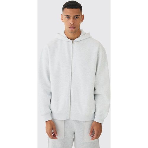 Sweat à capuche oversize zippé homme - S - Boohooman - Modalova