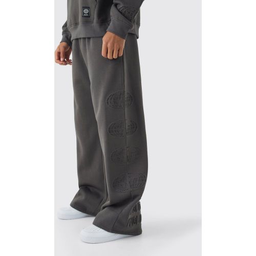 Jogging large à slogan Worldwide - S - Boohooman - Modalova