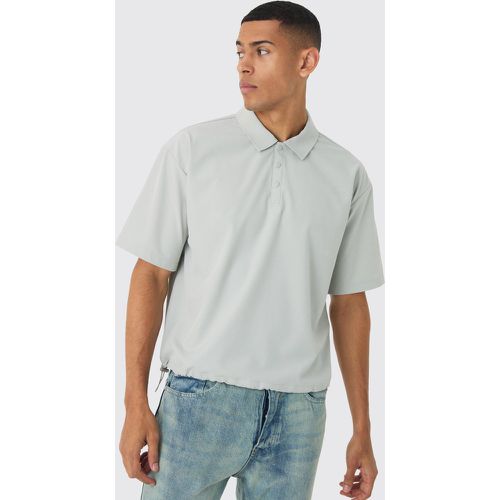 Chemise oversize technique à ourlet élastique - S - Boohooman - Modalova