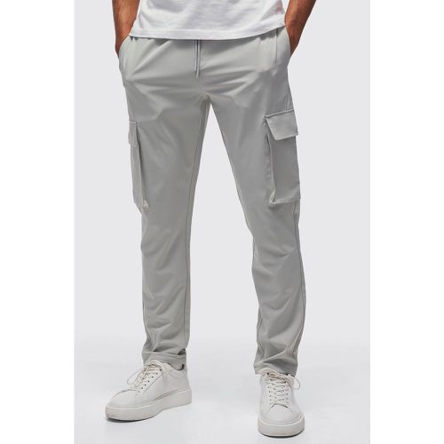 Pantalon cargo slim à ourlets élastiques - S - Boohooman - Modalova