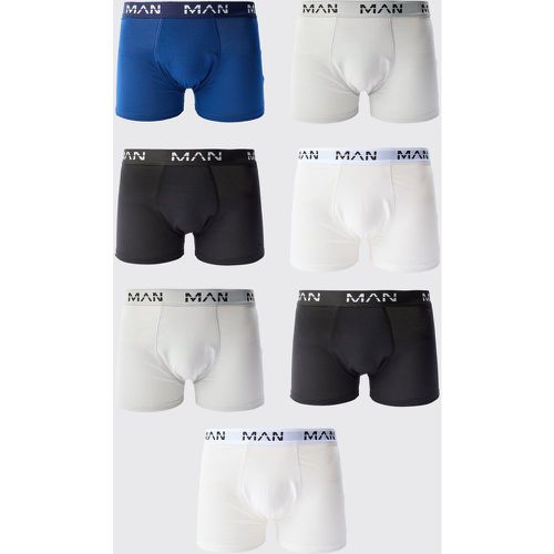 Lot de 7 boxers colorés à inscription - MAN - L - Boohooman - Modalova