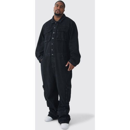 Grande taille - Combinaison oversize en jean - 38 - Boohooman - Modalova