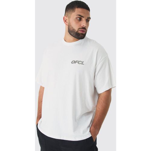 Grande taille - T-shirt oversize à broderie - Ofcl - XXXL - Boohooman - Modalova