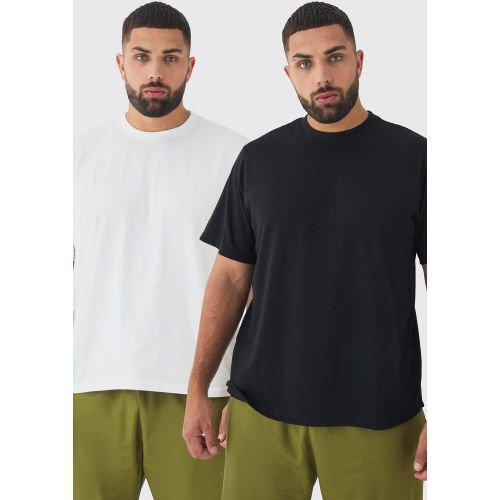 Grande taille - Lot de 2 t-shirts basiques - XXXL - Boohooman - Modalova