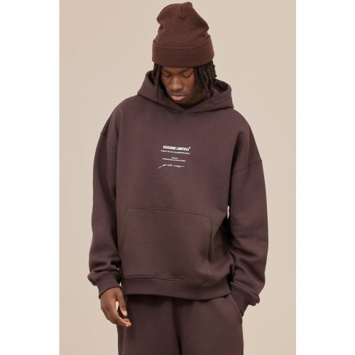Sweat à capuche oversize épais homme - M - Boohooman - Modalova