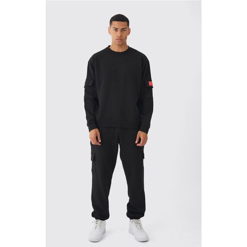 Survêtement oversize cargo - MAN - S - Boohooman - Modalova