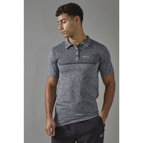 Polo de golf moulant sans coutures - MAN Active - S - Boohooman - Modalova