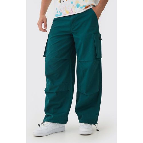 Pantalon cargo baggy en twill - 28 - Boohooman - Modalova