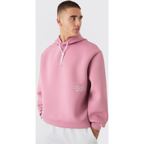 Sweat à capuche oversize à attaches homme - S - Boohooman - Modalova