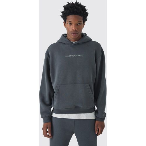 Sweat à capuche oversize imprimé homme - S - Boohooman - Modalova