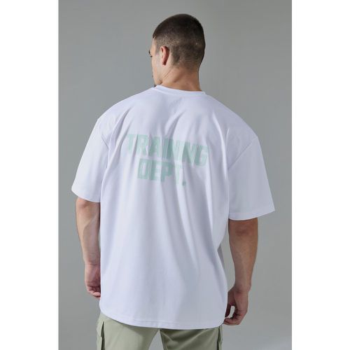 Tall - T-shirt de sport oversize à slogan - MAN Active homme - S - Boohooman - Modalova