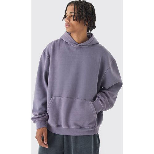 Sweat à capuche oversize délavé homme - S - Boohooman - Modalova