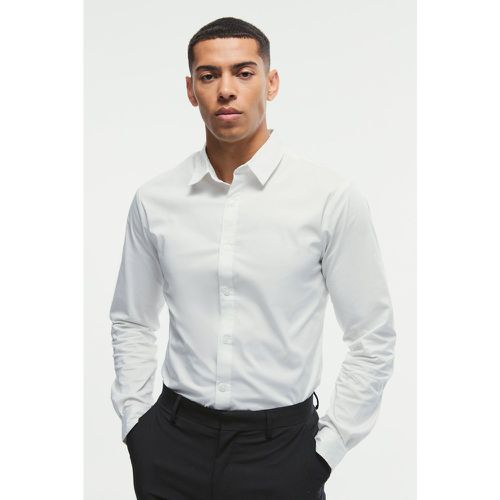 Chemise stretch à manches longues - L - Boohooman - Modalova