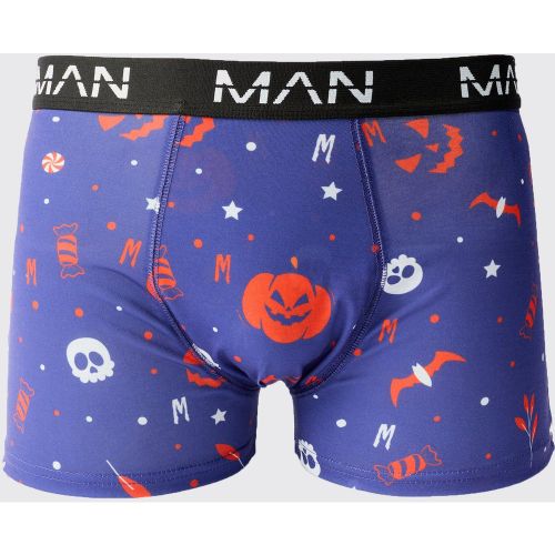 Boxer à imprimé Halloween - MAN - M - Boohooman - Modalova