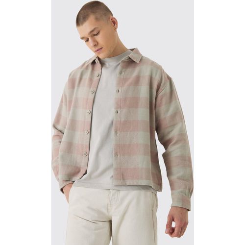 Surchemise oversize à carreaux - S - Boohooman - Modalova