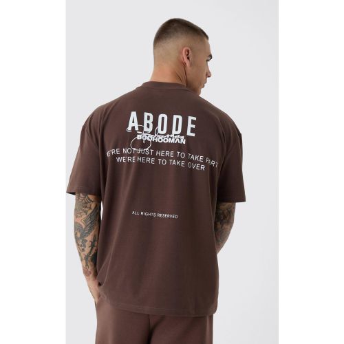 T-shirt oversize à col montant - M - Boohooman - Modalova