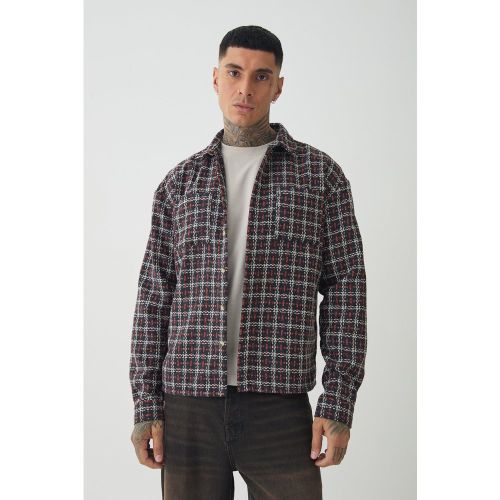 Tall - Surchemise épaisse à ceinture - S - Boohooman - Modalova