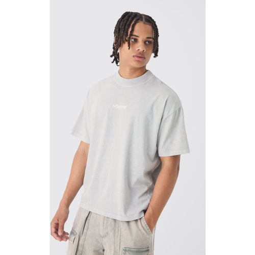 T-shirt oversize imprimé à col montant - L - Boohooman - Modalova