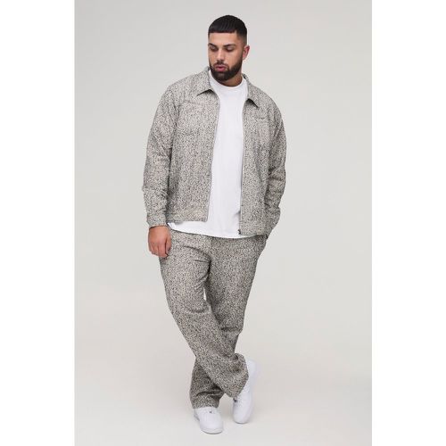 Grande taille - Ensemble texturé avec pantalon - XXXL - Boohooman - Modalova