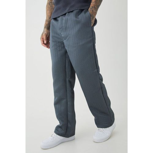 Tall - Ensemble texturé avec pantalon large - S - Boohooman - Modalova