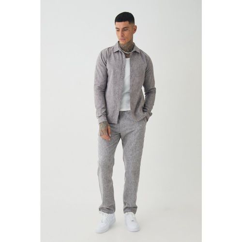 Tall - Ensemble habillé avec chemise en - S - Boohooman - Modalova