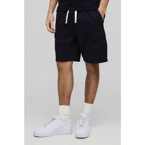 Short cargo slim à taille élastiquée - S - Boohooman - Modalova