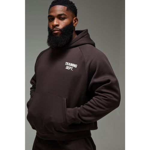Sweat à capuche oversize à imprimé graffiti - MAN Active - S - Boohooman - Modalova