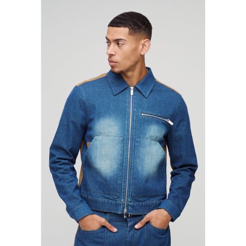 Veste courte en velours côtelé homme - S - Boohooman - Modalova