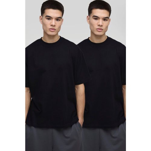 Lot de 2 t-shirts oversize - S - Boohooman - Modalova