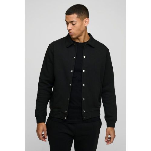 Veste Harrington à boutons pression - S - Boohooman - Modalova