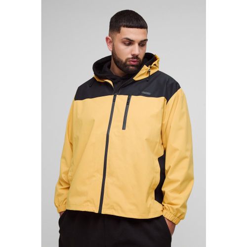 Grande taille - Coupe-vent oversize color block - XXXL - Boohooman - Modalova