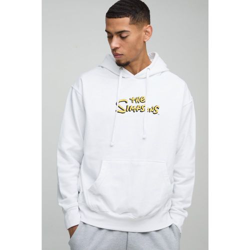 Sweat à capuche oversize à imprimé The Simpsons homme - S - Boohooman - Modalova