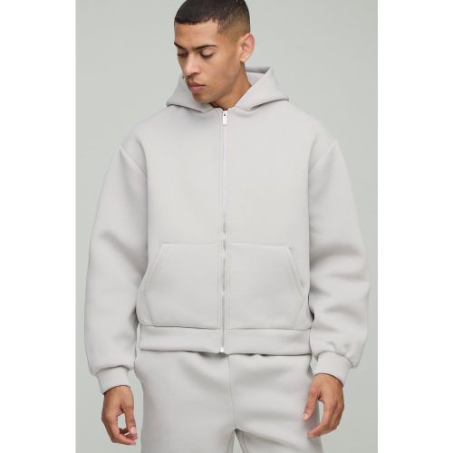 Sweat à capuche oversize zippé homme - S - Boohooman - Modalova