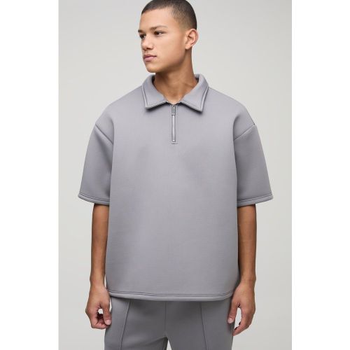 Polo oversize à manches courtes - S - Boohooman - Modalova