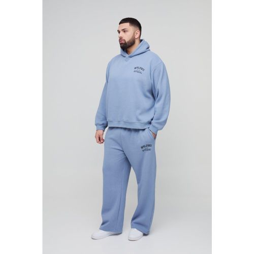 Grande taille - Survêtement oversize avec sweat à capuche - Official - XXXL - Boohooman - Modalova