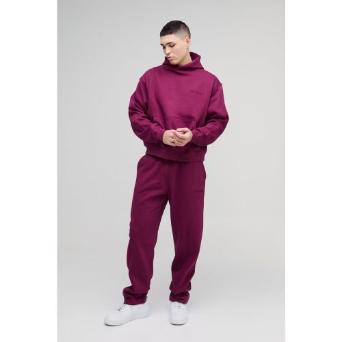 Survêtement oversize avec sweat à capuche - Ofcl - S - Boohooman - Modalova