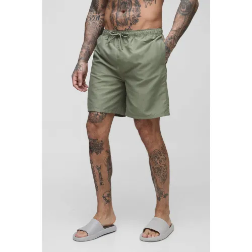 Tall - Short de bain mi-long - 2XL - Boohooman - Modalova