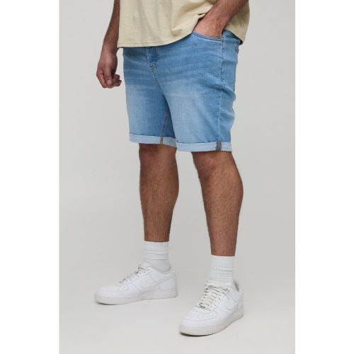 Grande taille - Short en jean stretch - 38 - Boohooman - Modalova