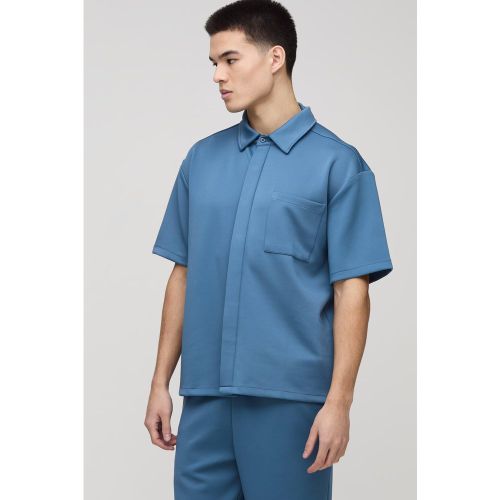 Chemise oversize à empiècement contrastant - S - Boohooman - Modalova