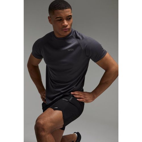 T-shirt de sport en mesh - MAN Active homme - S - Boohooman - Modalova