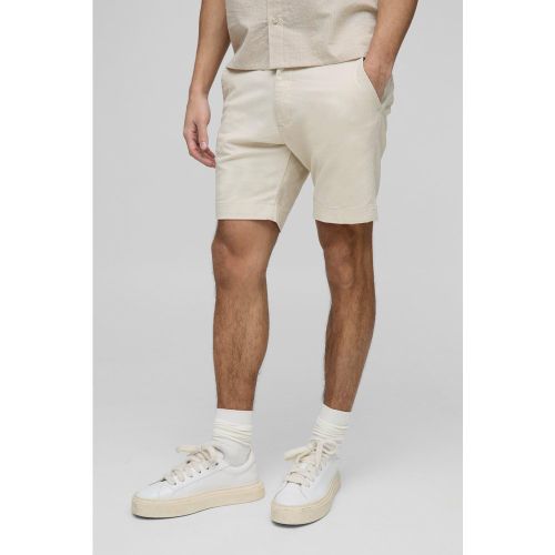Short chino skinny à imprimé - 28 - Boohooman - Modalova