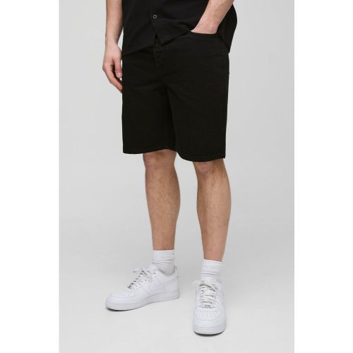 Tall - Short slim en jean rigide - 30 - Boohooman - Modalova